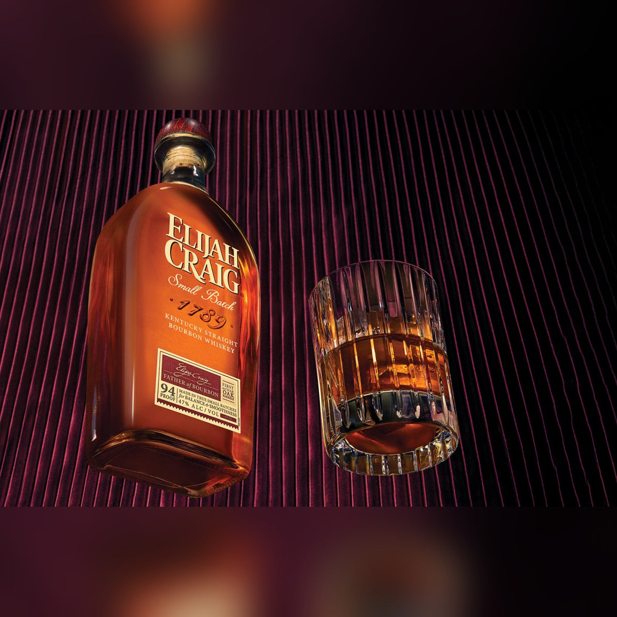 Elijah Craig Straight Bourbon Small Batch Whiskey - official Elijah Craig photo - Liquor Geeks