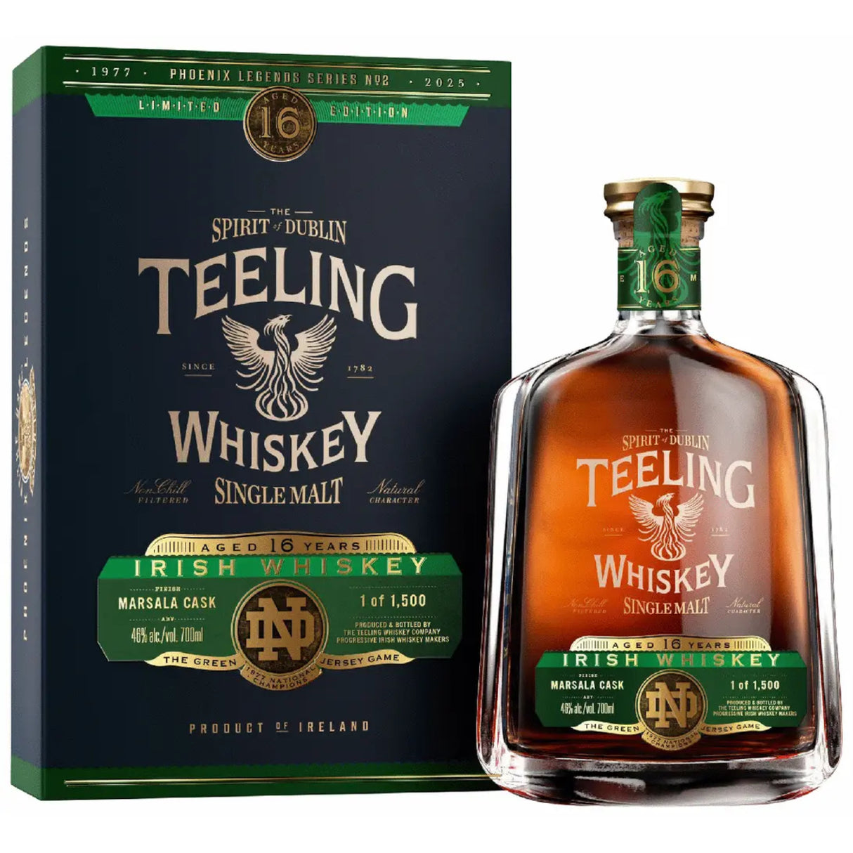Teeling 16 Year Old Single Malt Irish Whiskey