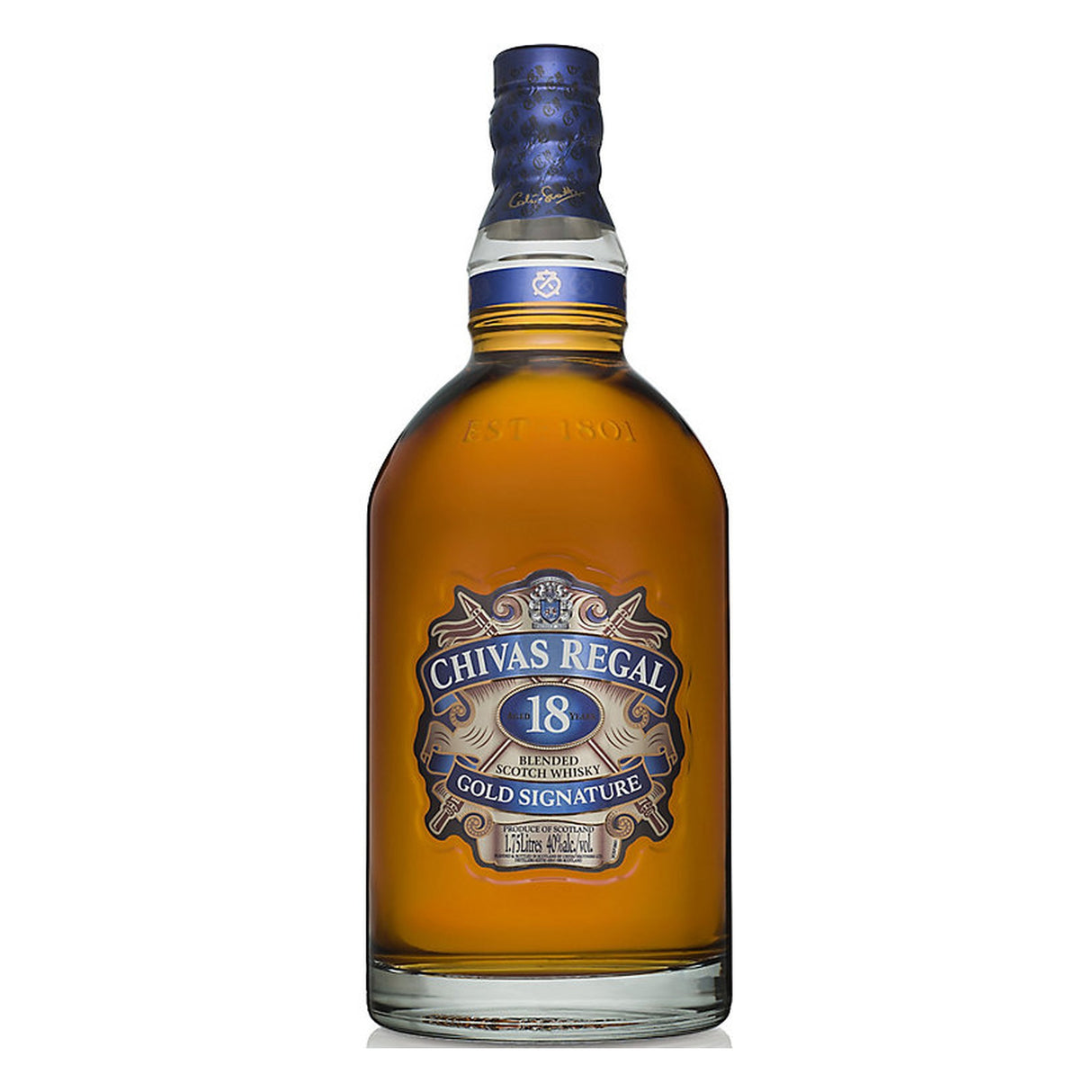 Chivas Regal Blended Scotch Gold Signature 18 Year Whiskey 1.75 Liter