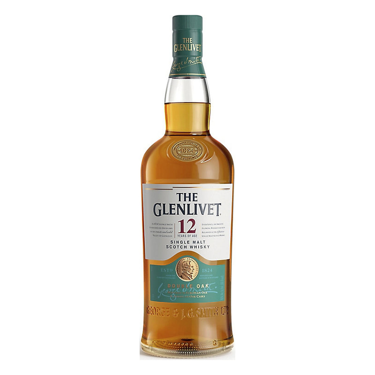 The Glenlivet Single Malt Scotch 12 Year Whiskey 1 Liter
