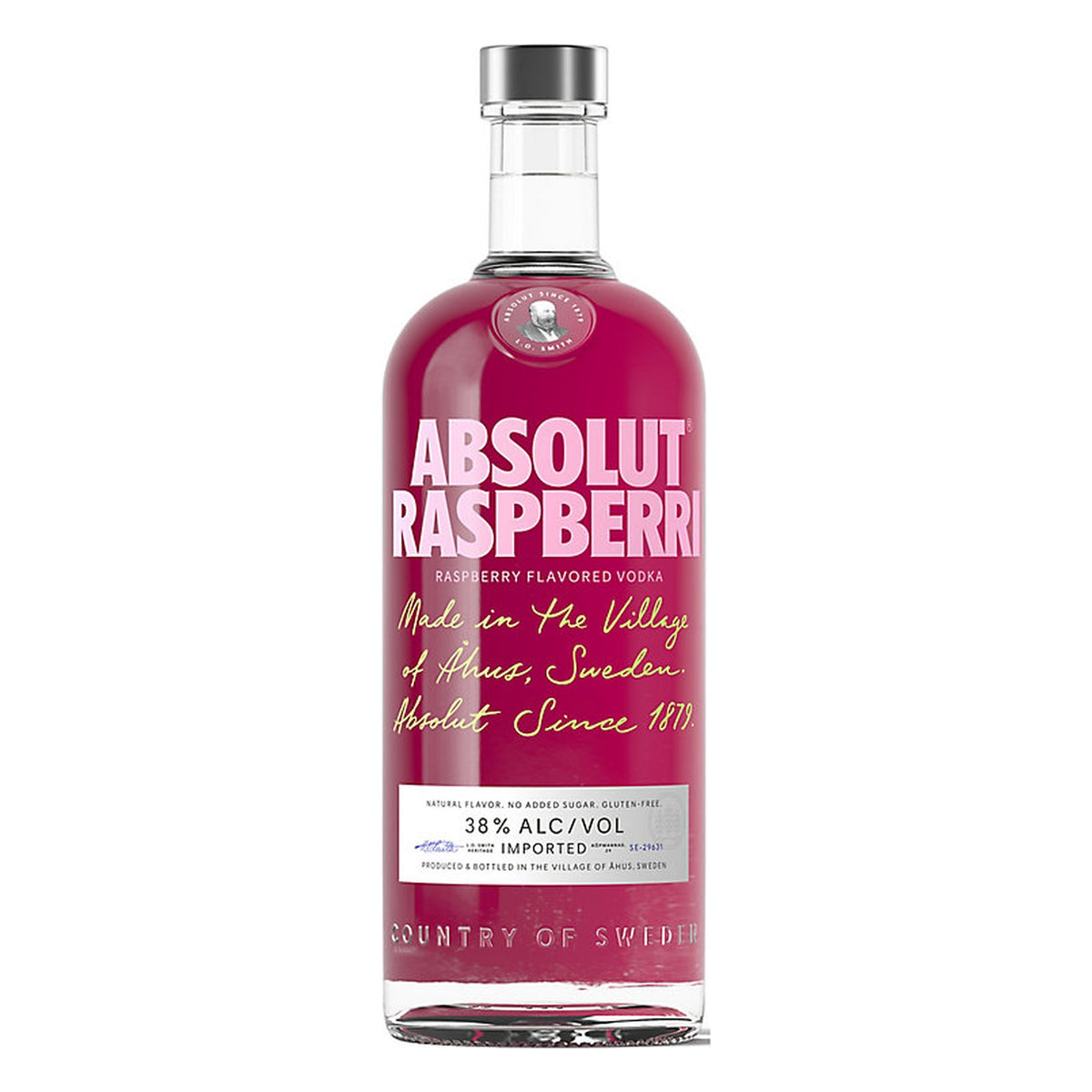 Absolut Raspberri Flavored Vodka 1 Liter