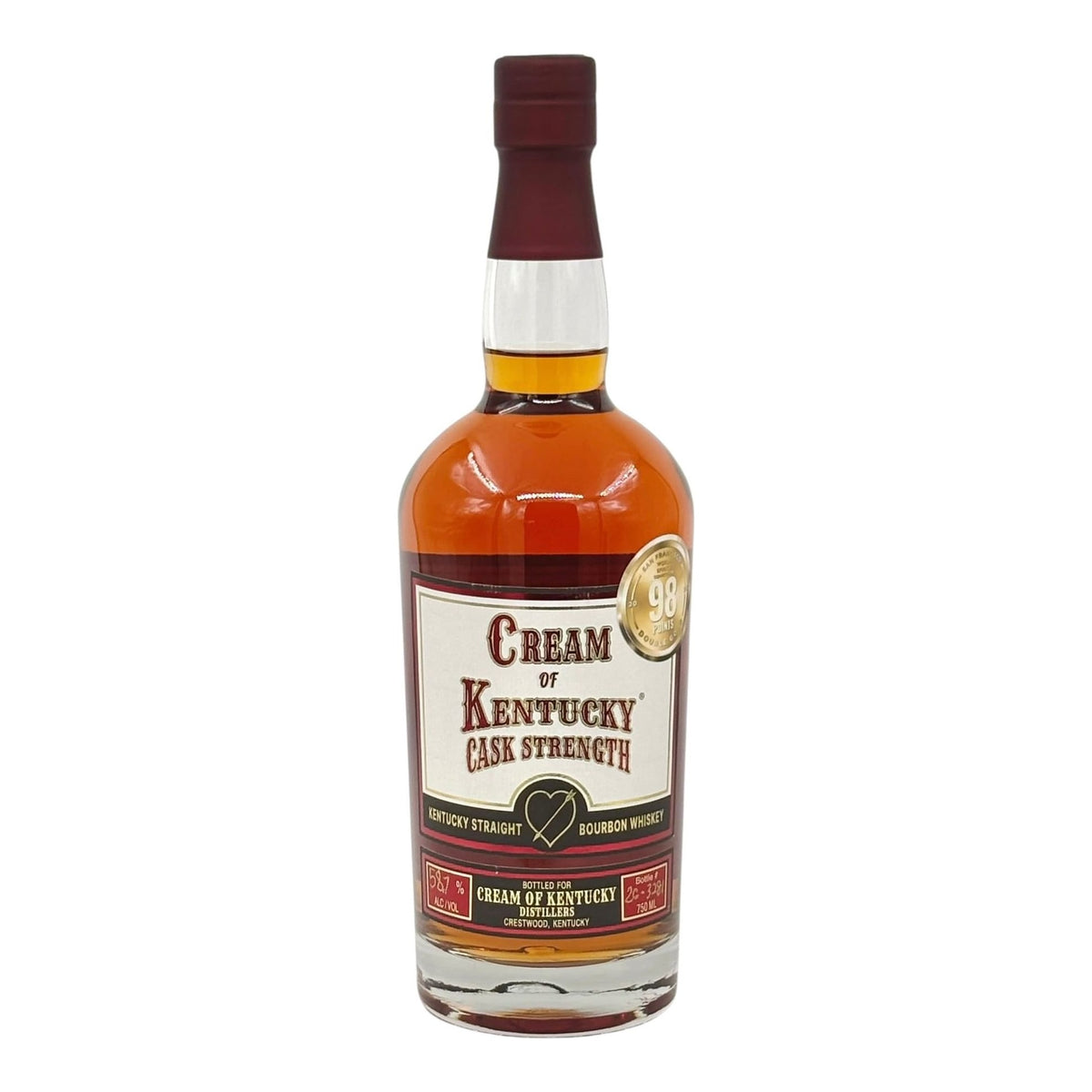 Cream of Kentucky Cask Strength Straight Bourbon Whiskey