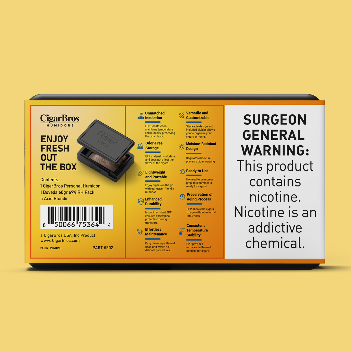 Acid Blondie 4x38 - 5 Pack (Petite Corona Connecticut Shade Mild-Bodied) by CigarBros-3