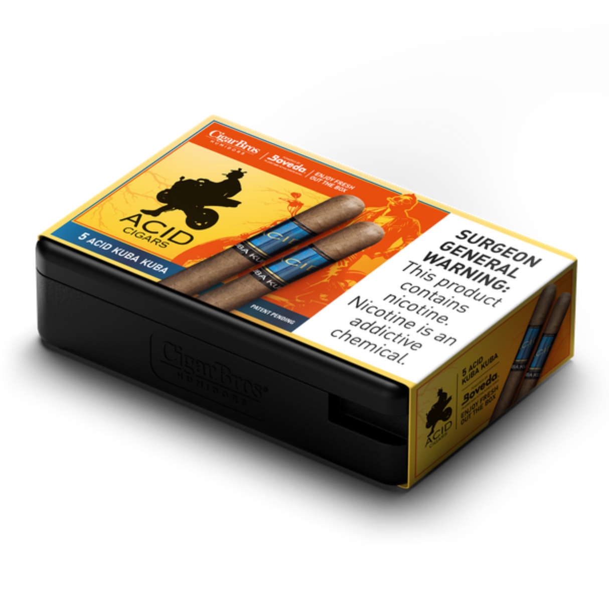 Acid Kuba Kuba 5x54 - 5 Pack (Robusto, Connecticut Shade Medium-Bodied) by CigarBros-9