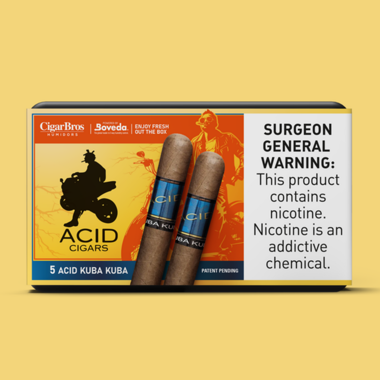 Acid Kuba Kuba 5x54 - 5 Pack (Robusto, Connecticut Shade Medium-Bodied) by CigarBros