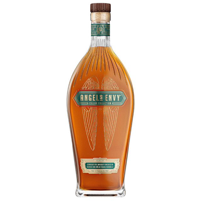 Angel's Envy Straight Rye Whiskey Finished In French Oak Anejo Tequila Barrels