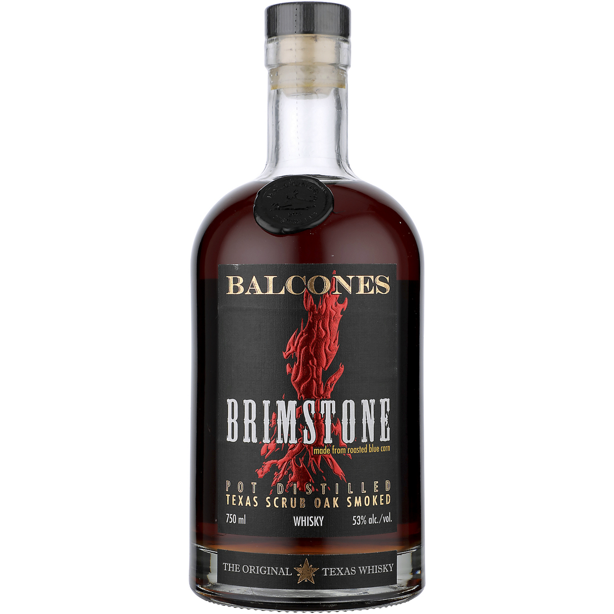 Balcones Corn Whiskey Brimstone Texas Scrub Oak Smoked Pot Distilled 106