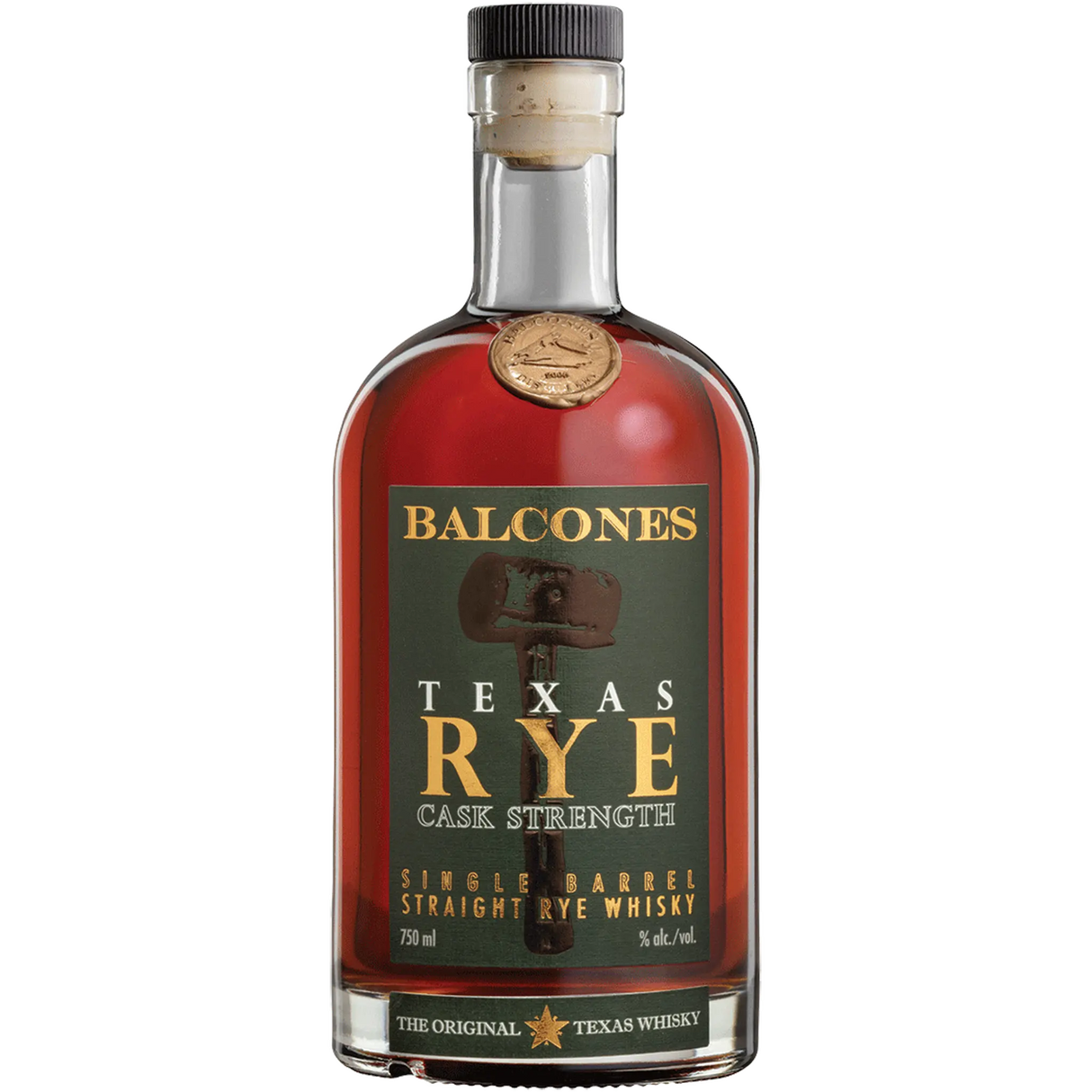 Balcones Texas Straight Rye Whisky Cask Strength Single Barrel 128.8