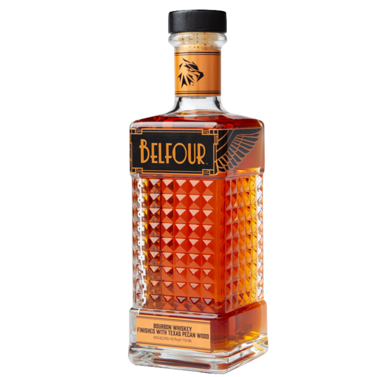 Belfour Texas Pecan Wood Finish Bourbon Whiskey
