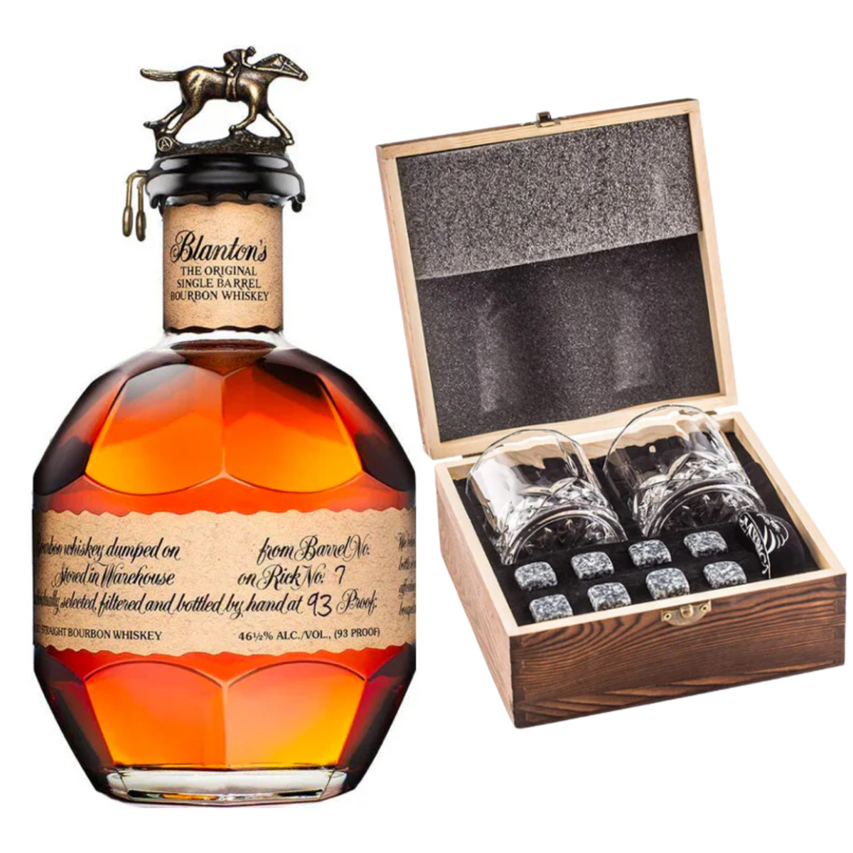 Blanton's Bourbon Whiskey 51.5% 箱付き Blanton's Single Barrel Bourbon Gift Set | Liquor Geeks