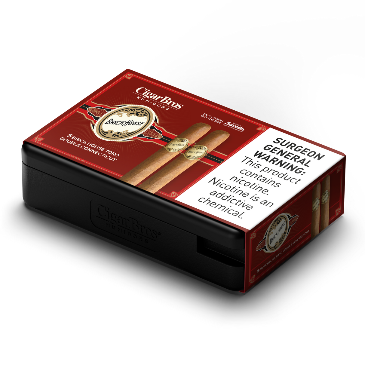 Brickhouse Double Connecticu 6x52 - 5 Pack (Mild-Medium-Bodied) by CigarBros-8
