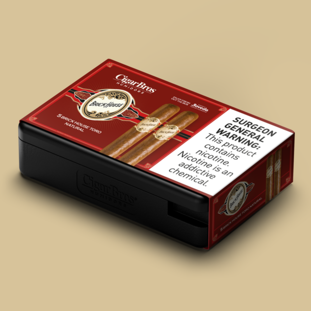 Brickhouse Toro Classic 6x52 - 5 Pack (Nicaraguan Habano Medium-Bodied) by CigarBros-8