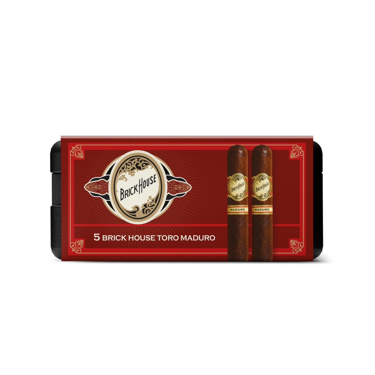 Brickhouse Toro Maduro 6x52 - 5 Pack (Brazilian Arapiraca Medium-Full-Bodied) by CigarBros-5
