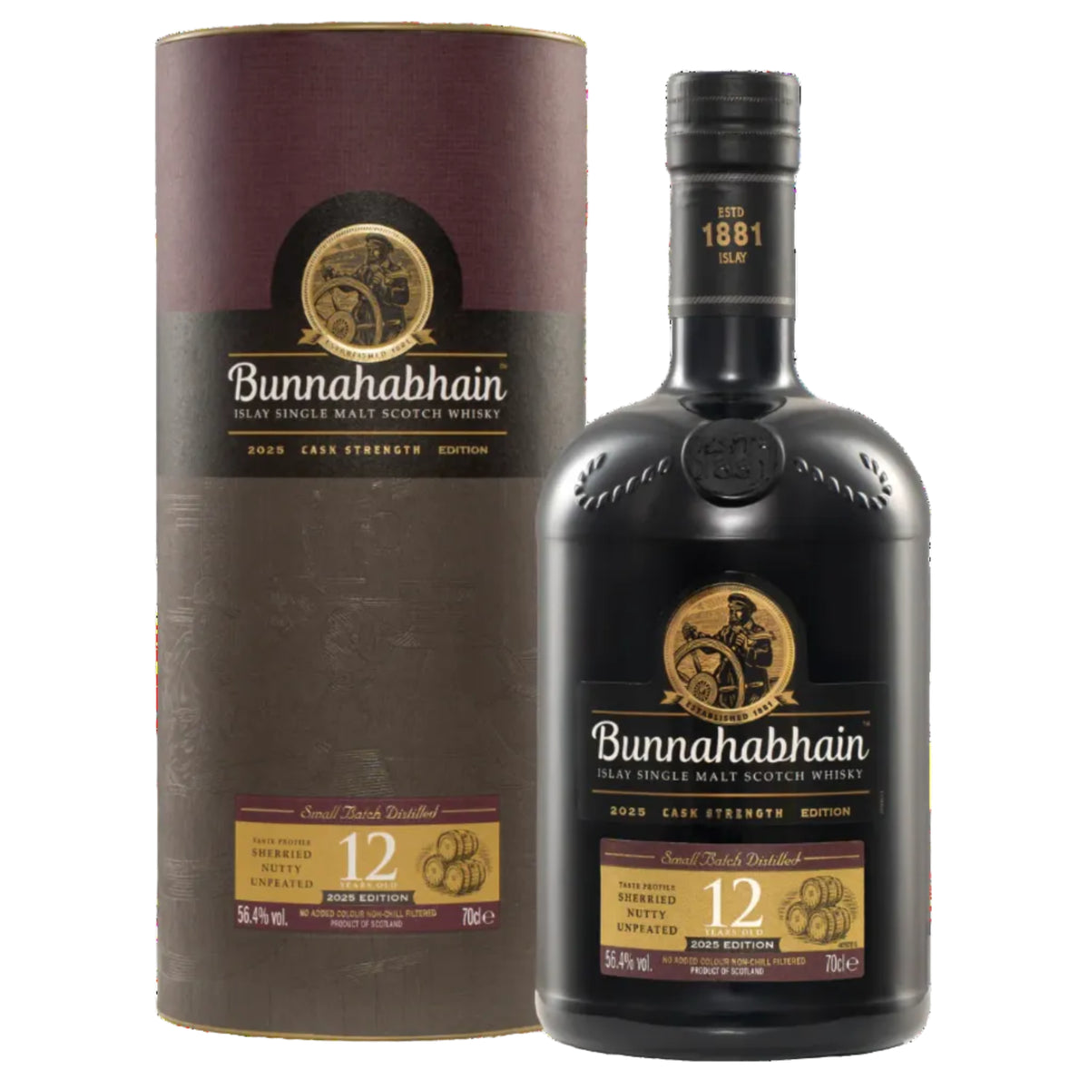 Bunnahabhain 12 Year Cask Strength Small Batch Single Malt Scotch Whis