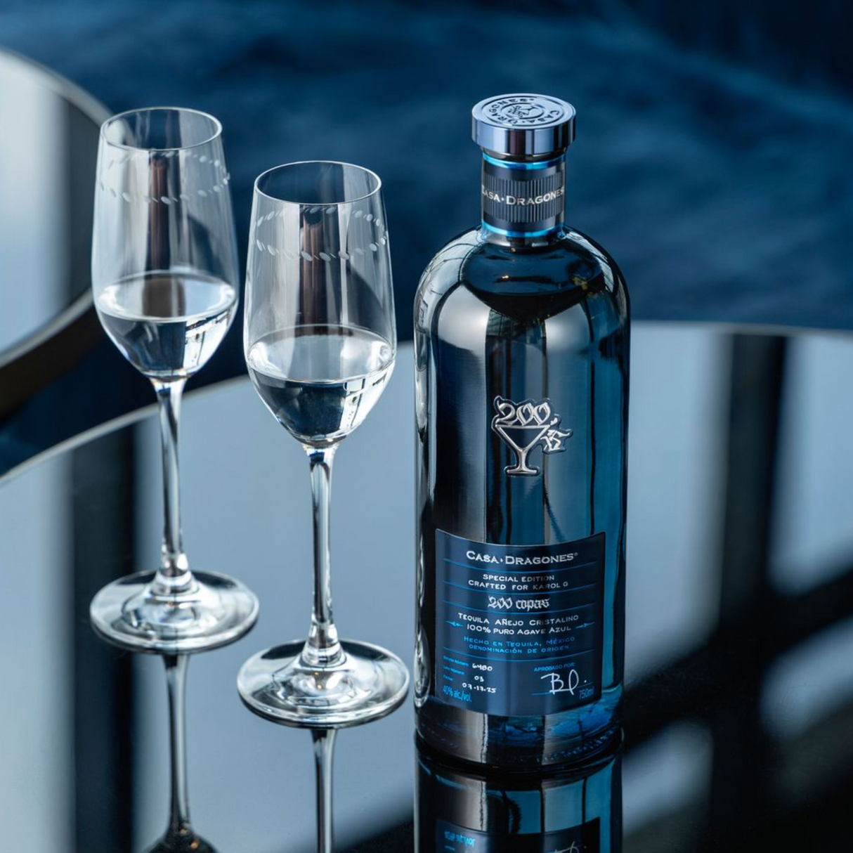 Casa Dragones X Karol G '200 Copas' Cristalino Tequila