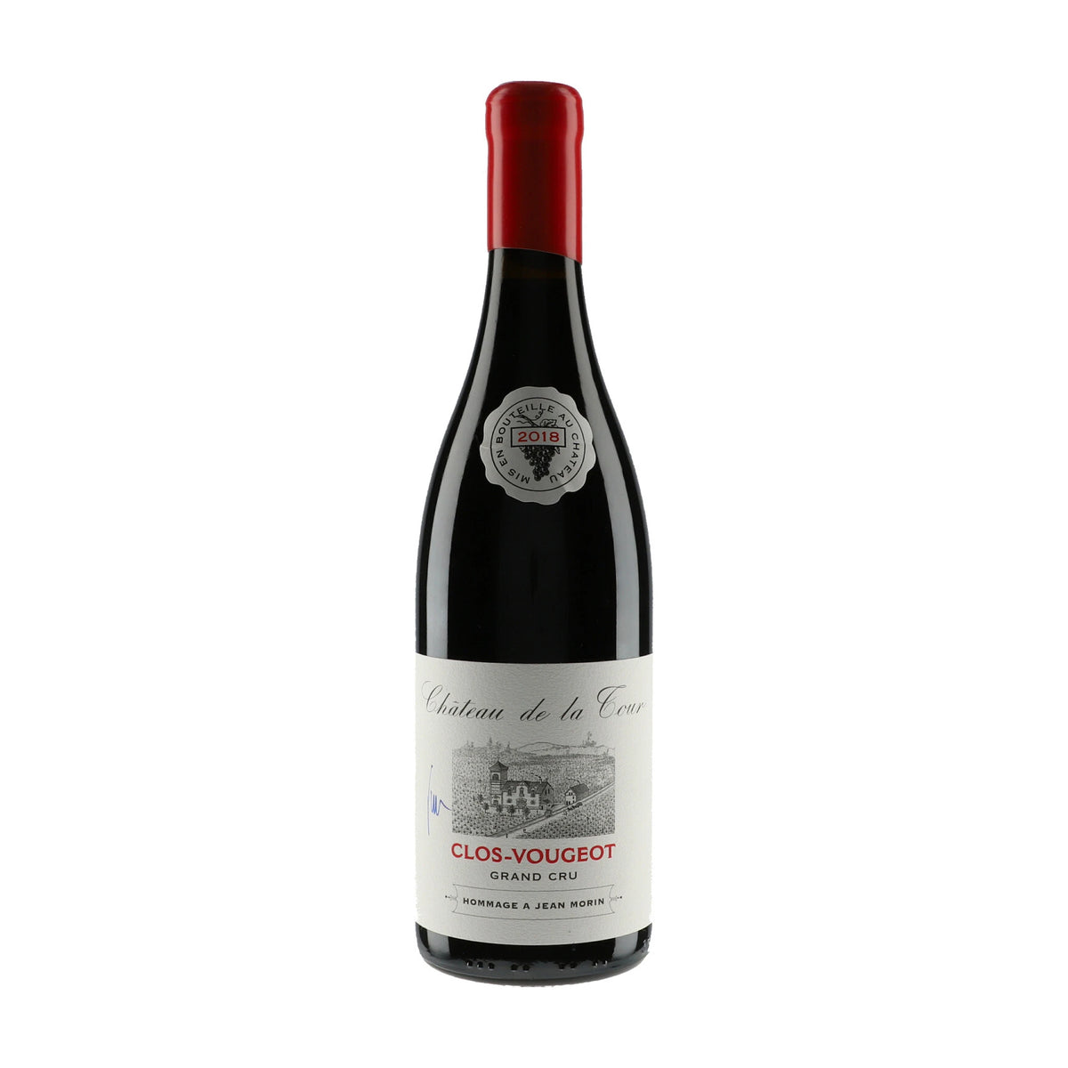 Chateau De La Tour Clos De Vougeot Grand Cru Hommage A Jean Morin 2018 Wood Box