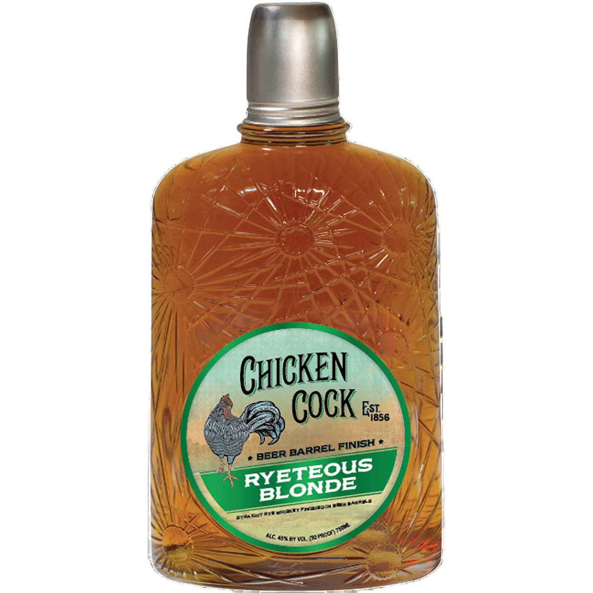Chicken Cock Ryetous Blonde Kentucky Straight Rye Whiskey - Beer Barrel Finish