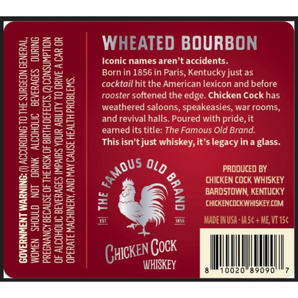 Chicken Cock Wheated Kentucky Straight Bourbon Whiskey-1