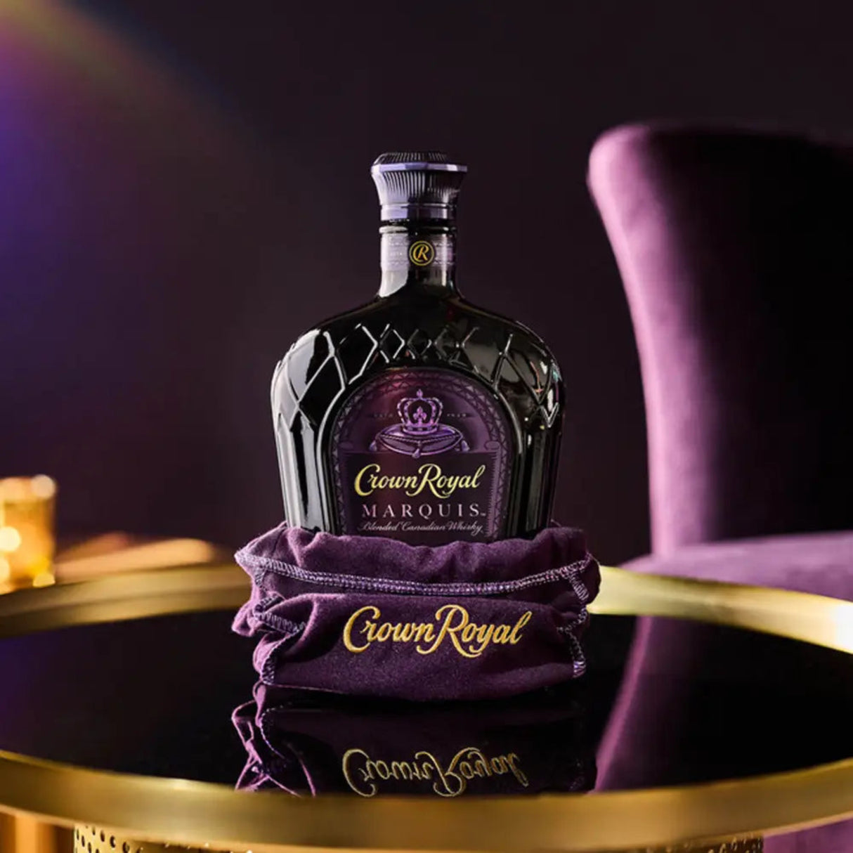 Crown Royal Marquis Blended Canadian Whiskey - Finished In Caribbean Rum Casks For A Rich & Silky Taste-5