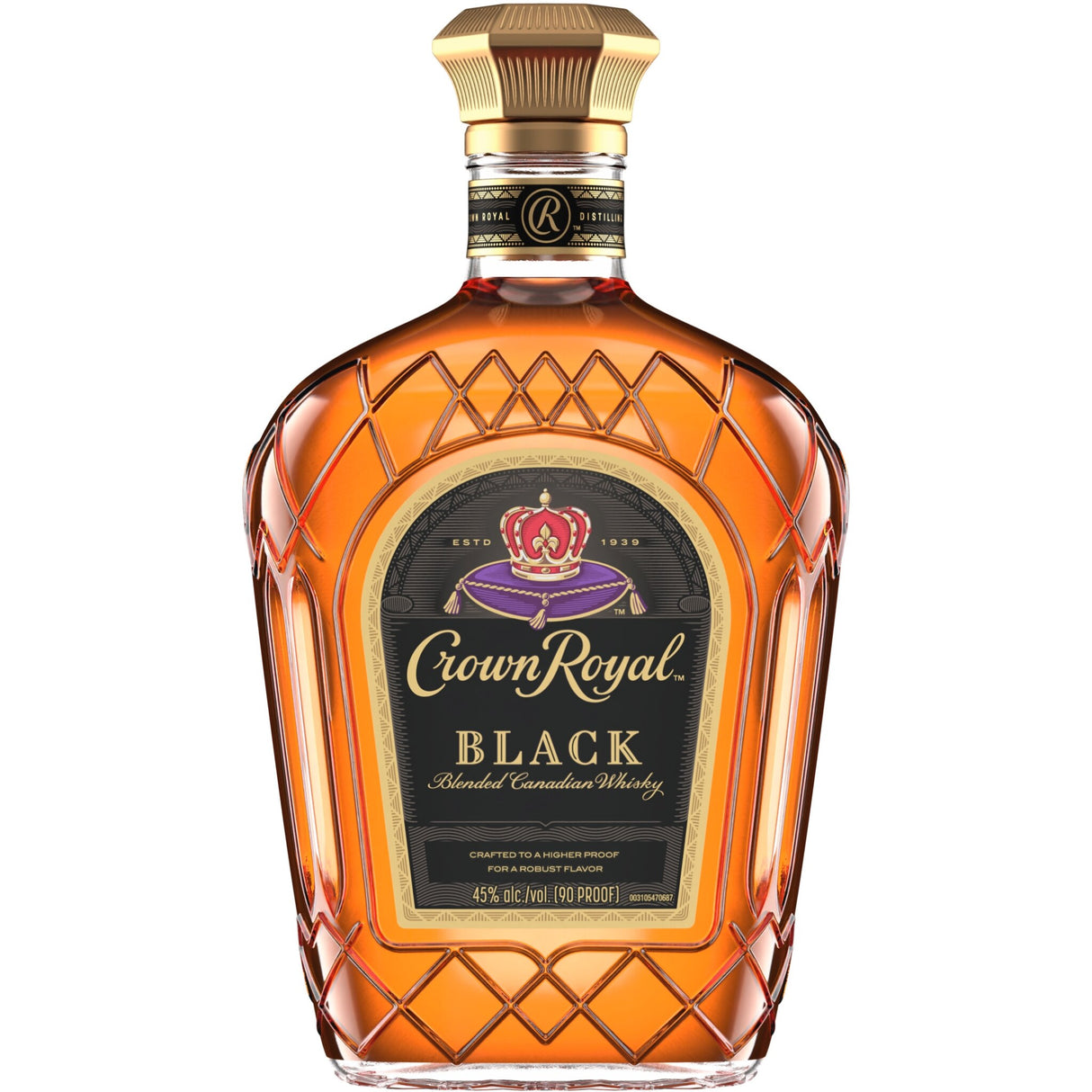Crown Royal Canadian Whiskey Black-1L