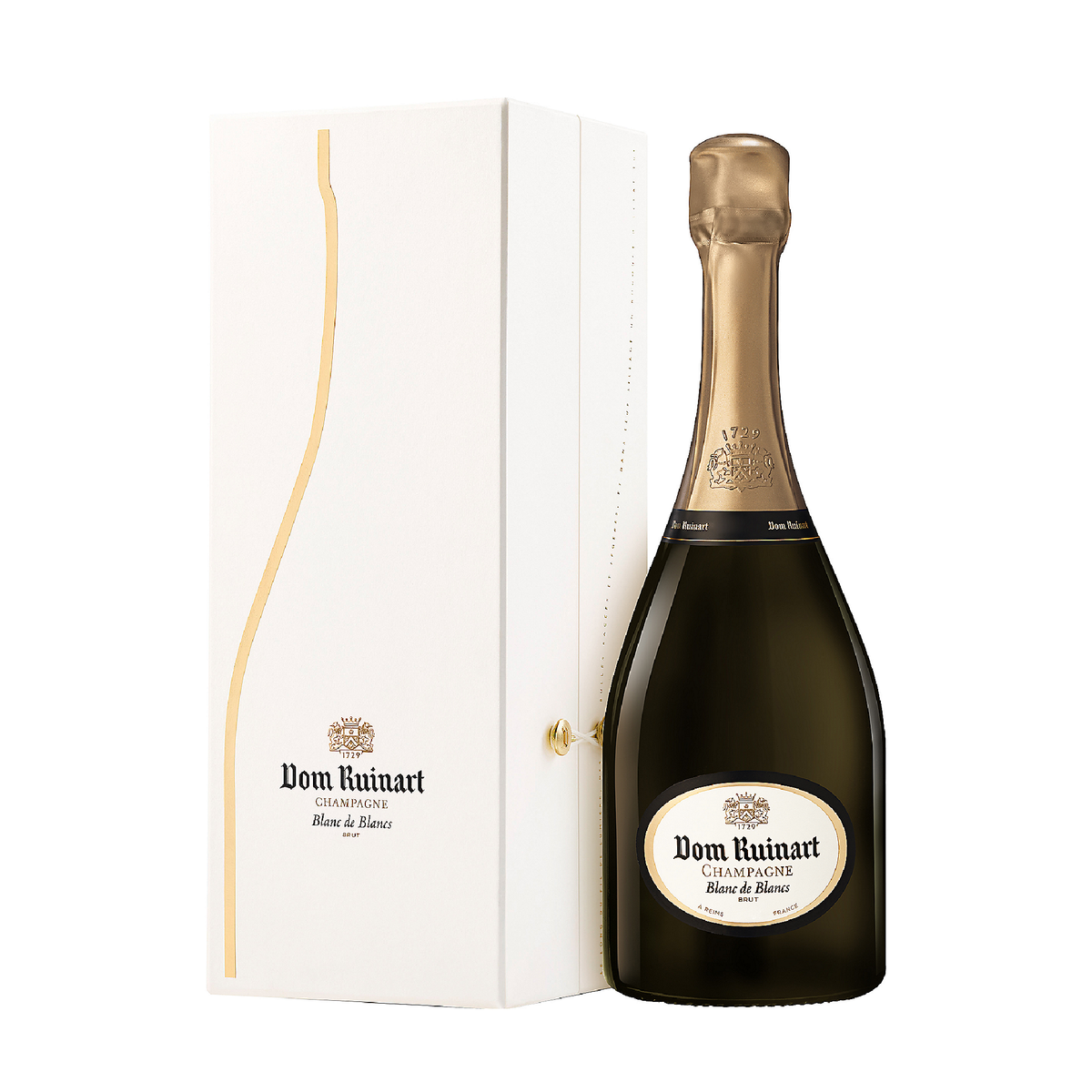 Dom Ruinart Champagne Extra Brut Blanc De Blancs 2010 W/ Second Skin G