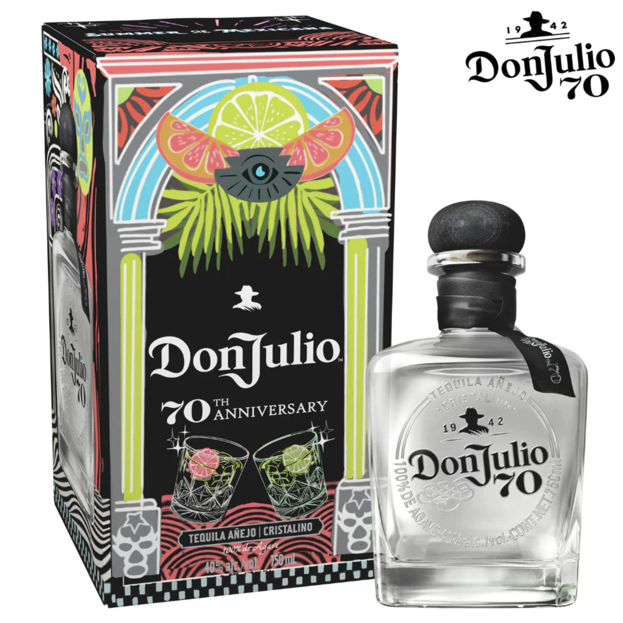 Don Julio Cristalino Anejo Tequila 70th Summer Of Mexicana