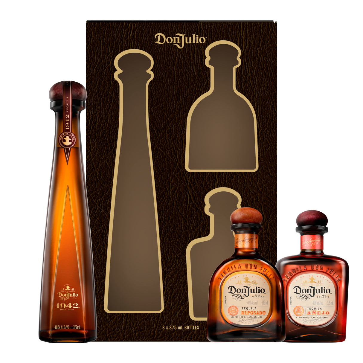 Don Julio Specialty Pack – 3 × 375 ml (1942, Reposado & Añejo)
