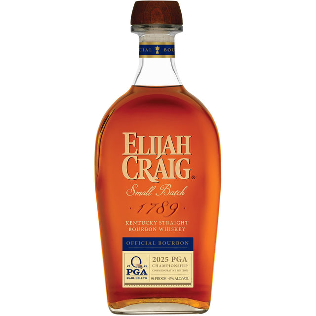 Elijah Craig Kentucky Straight Bourbon Small Batch Whiskey – 2025 PGA Championship Commemorative Edition