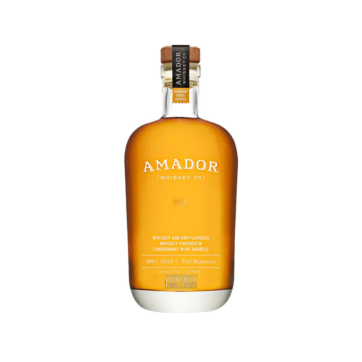 Amador Whiskey Co. Ten Barrels Small Batch Rye Whiskey Finished in Cognac and Sherry Casks
