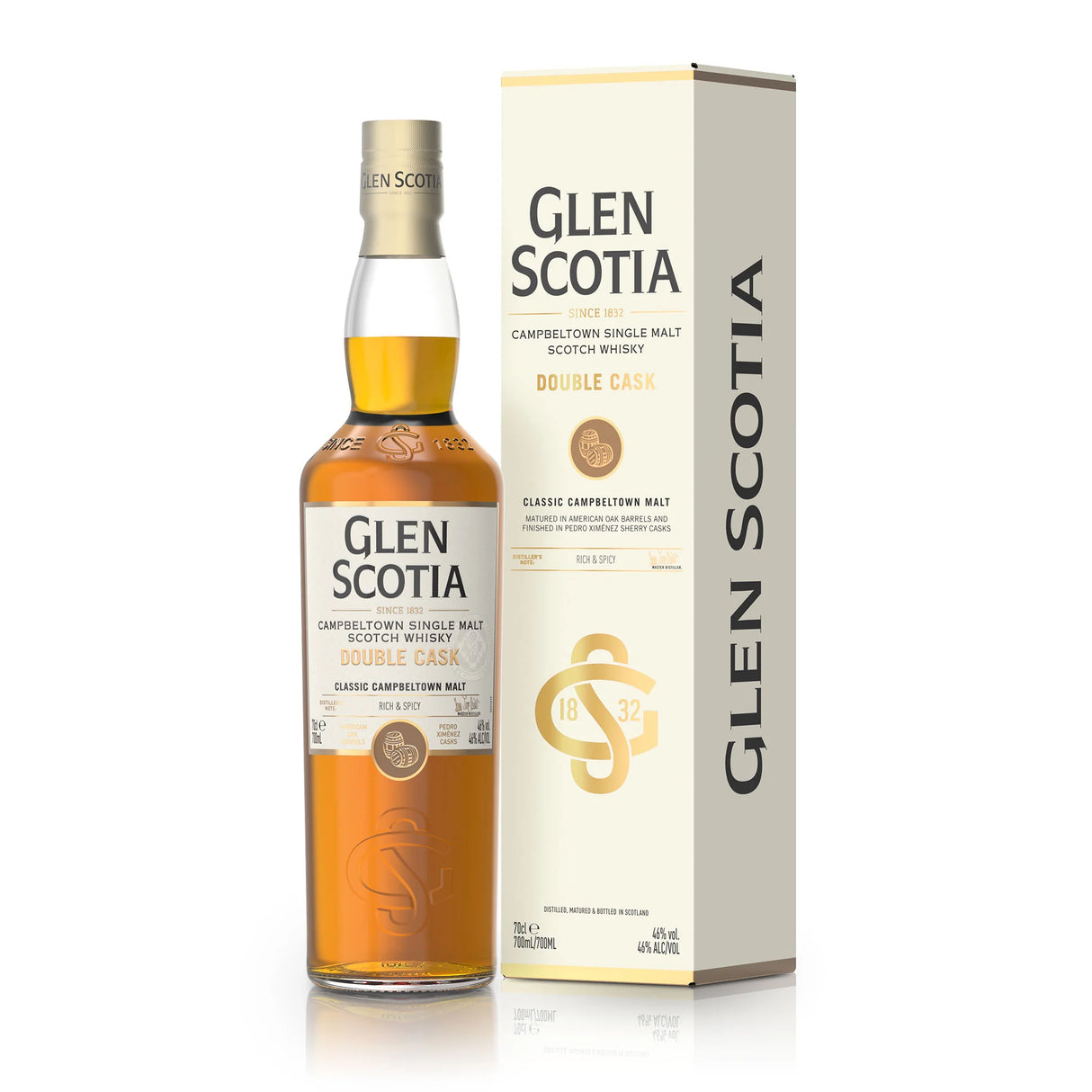 Glen Scotia Campbeltown Single Malt Scotch Whiskey – Double Cask Classic Malt