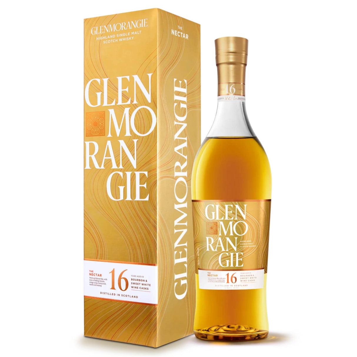 Glenmorangie 16 Year Old Single Malt Scotch Whiskey – The Nectar (with Gift Box)
