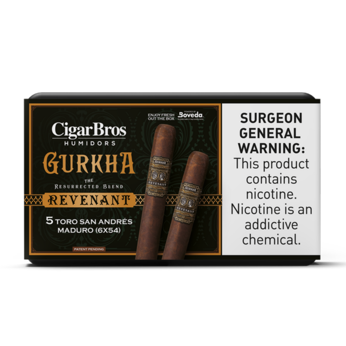 Gurkha Revenant San Andres Maduro 5x50 - 5 Pack (Robusto Medium-Bodied) by CigarBros-1