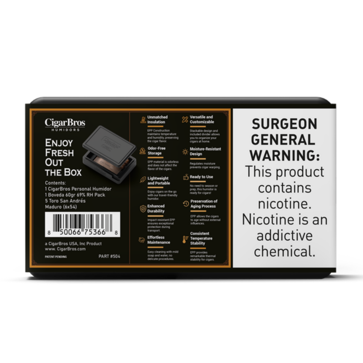 Gurkha Revenant San Andres Maduro 5x50 - 5 Pack (Robusto Medium-Bodied) by CigarBros-3