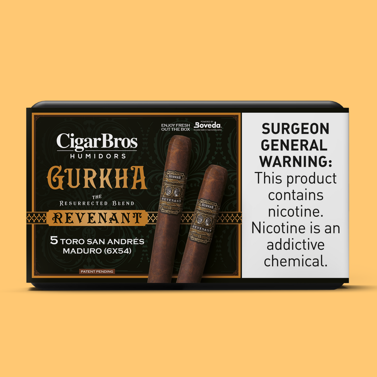 Gurkha Revenant San Andres Maduro 5x50 - 5 Pack (Robusto Medium-Bodied) by CigarBros