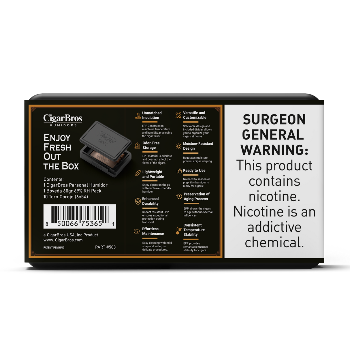 Gurkha Revenant Toro Corojo 6x54 - 5 Pack (Honduran - Medium-Bodied) by CigarBros-3