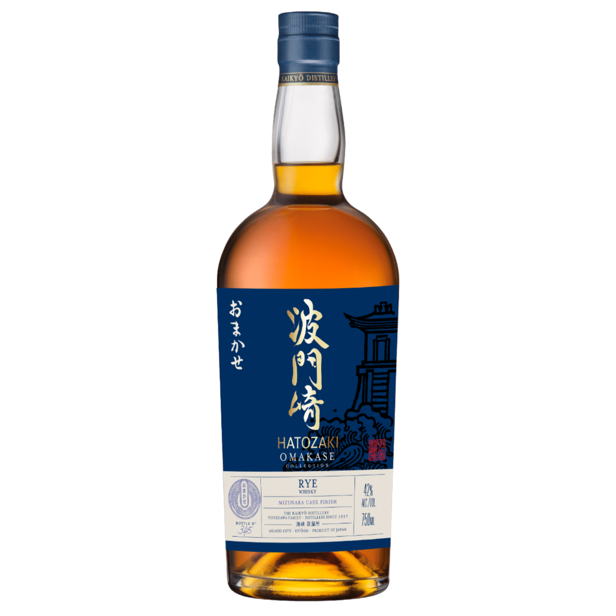 Hatozaki Rye Whiskey - Omakase Collection Mizunara Cask Finish