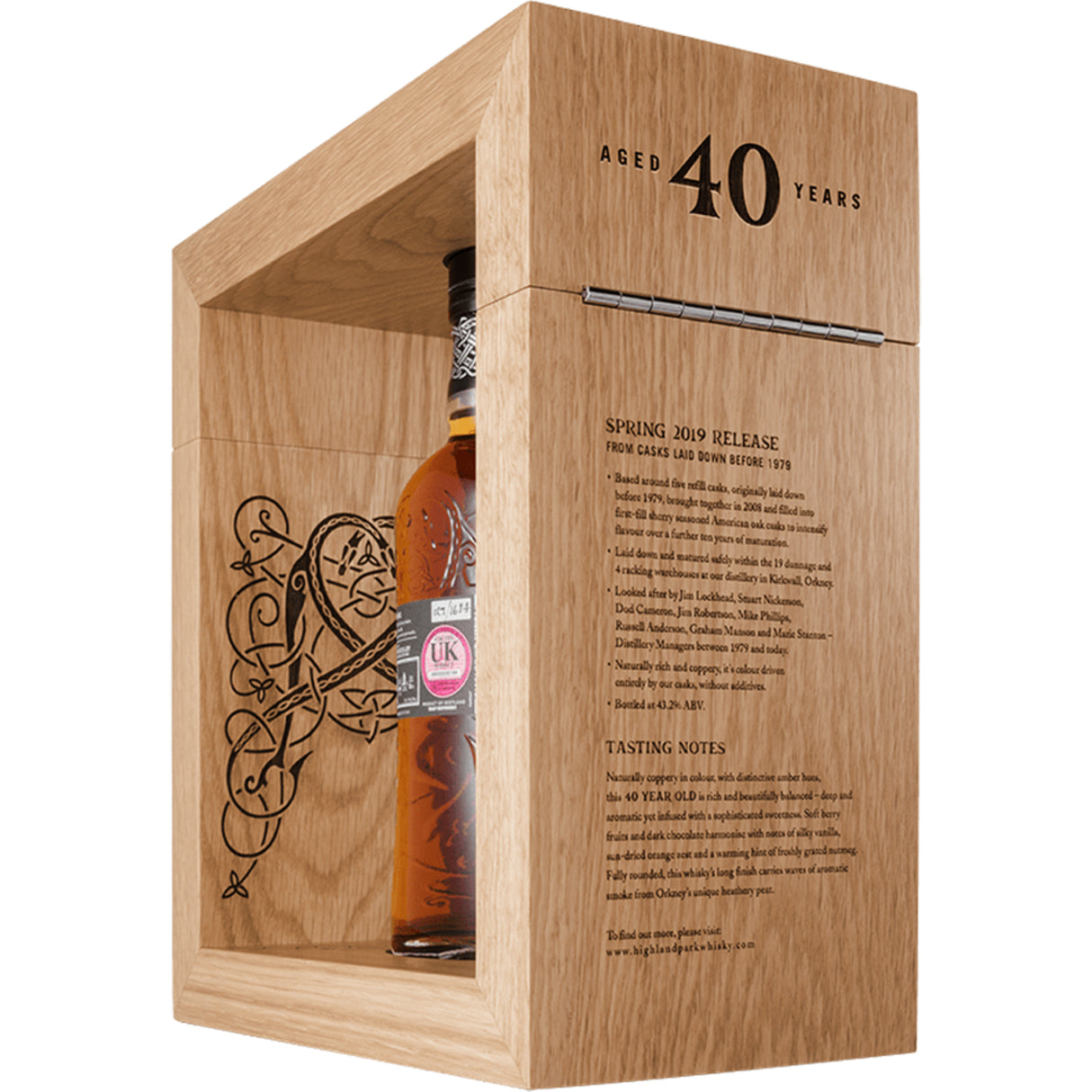 Highland Park 40 Year Old Single Malt Scotch Whiskey
