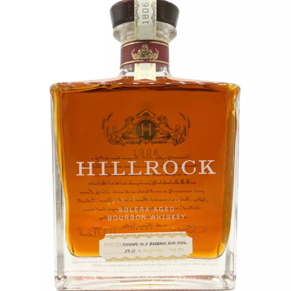 Hillrock Solera Aged Rum Cask Bourbon Whiskey