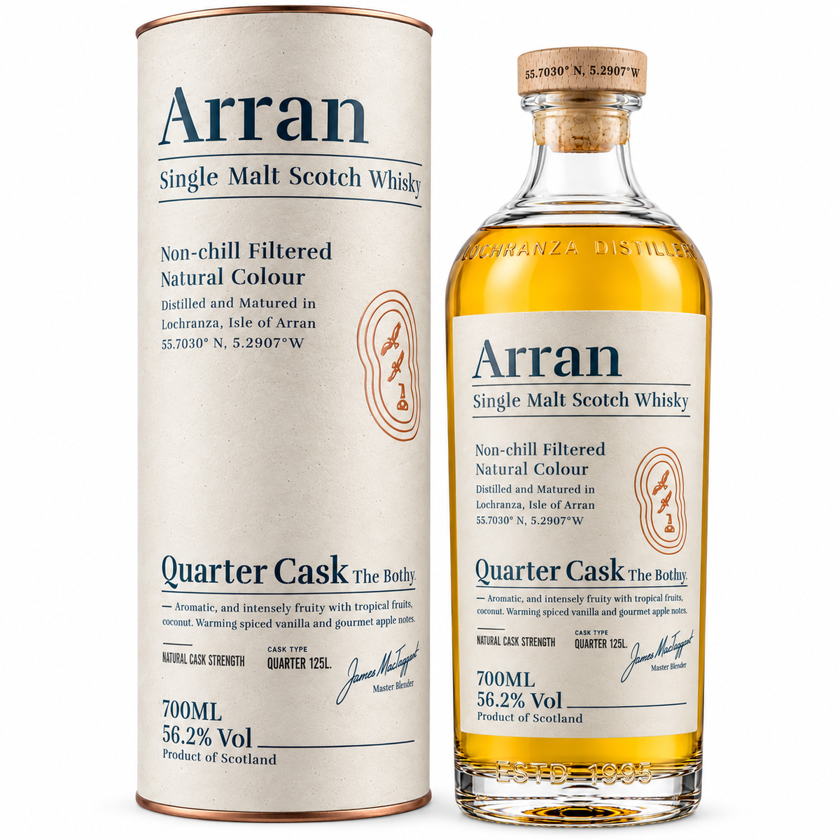 The Arran Malt Single Malt Scotch Quarter Cask Whiskey