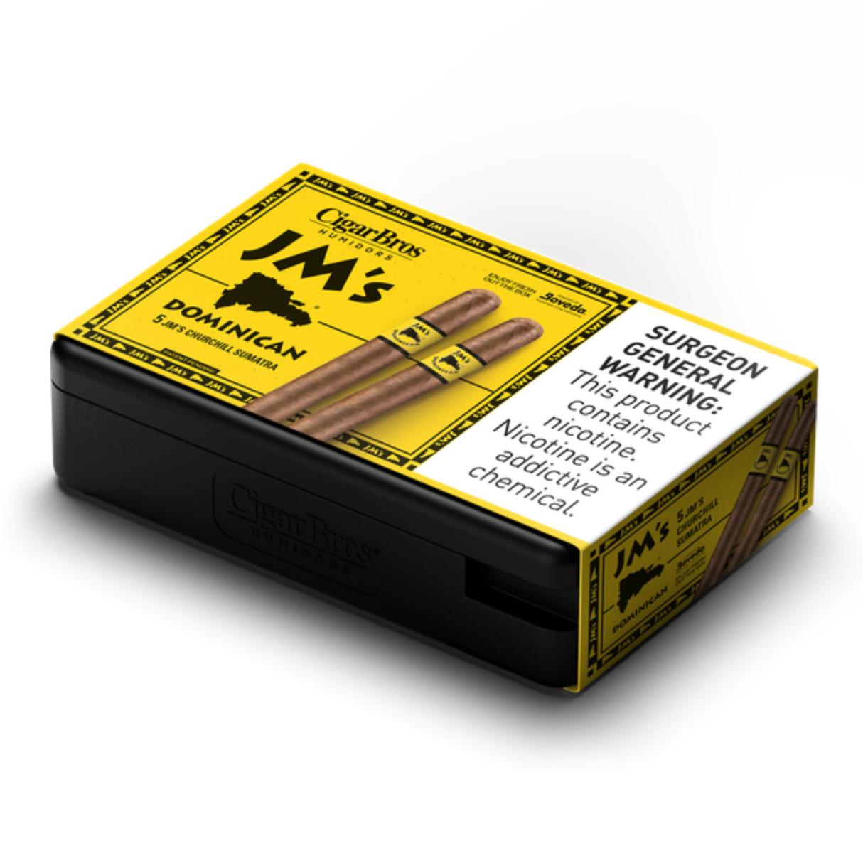 JM's Dominican Churchill Sumatra 6.75x50 - 5 Pack (Medium-Bodied) by CigarBros-10