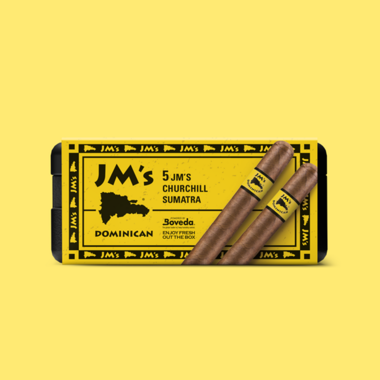 JM's Dominican Churchill Sumatra 6.75x50 - 5 Pack (Medium-Bodied) by CigarBros-4
