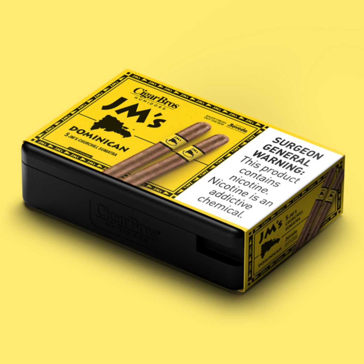 JM's Dominican Churchill Sumatra 6.75x50 - 5 Pack (Medium-Bodied) by CigarBros-9