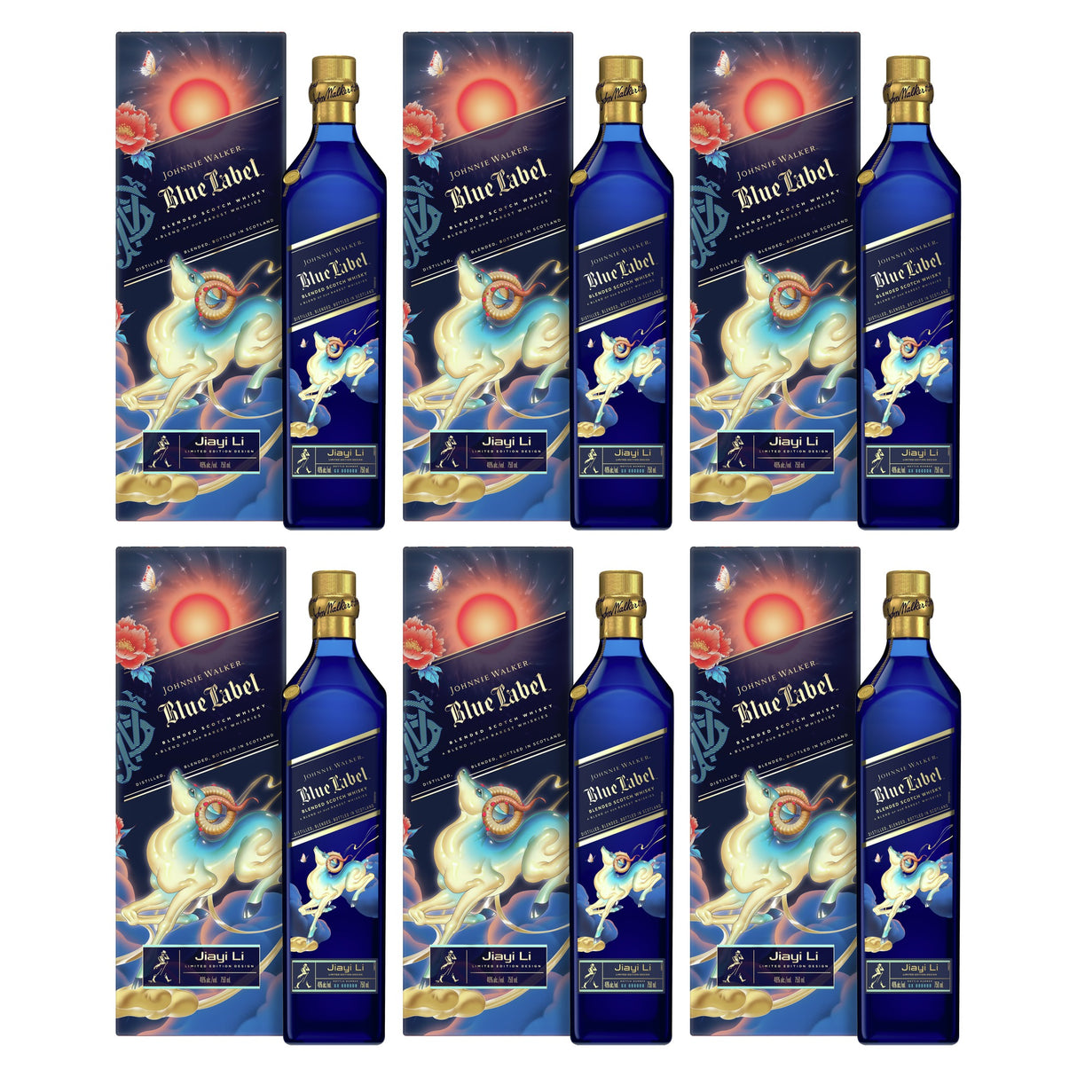 Johnnie Walker Blue Label Lunar New Year 2027 — 6 Pack