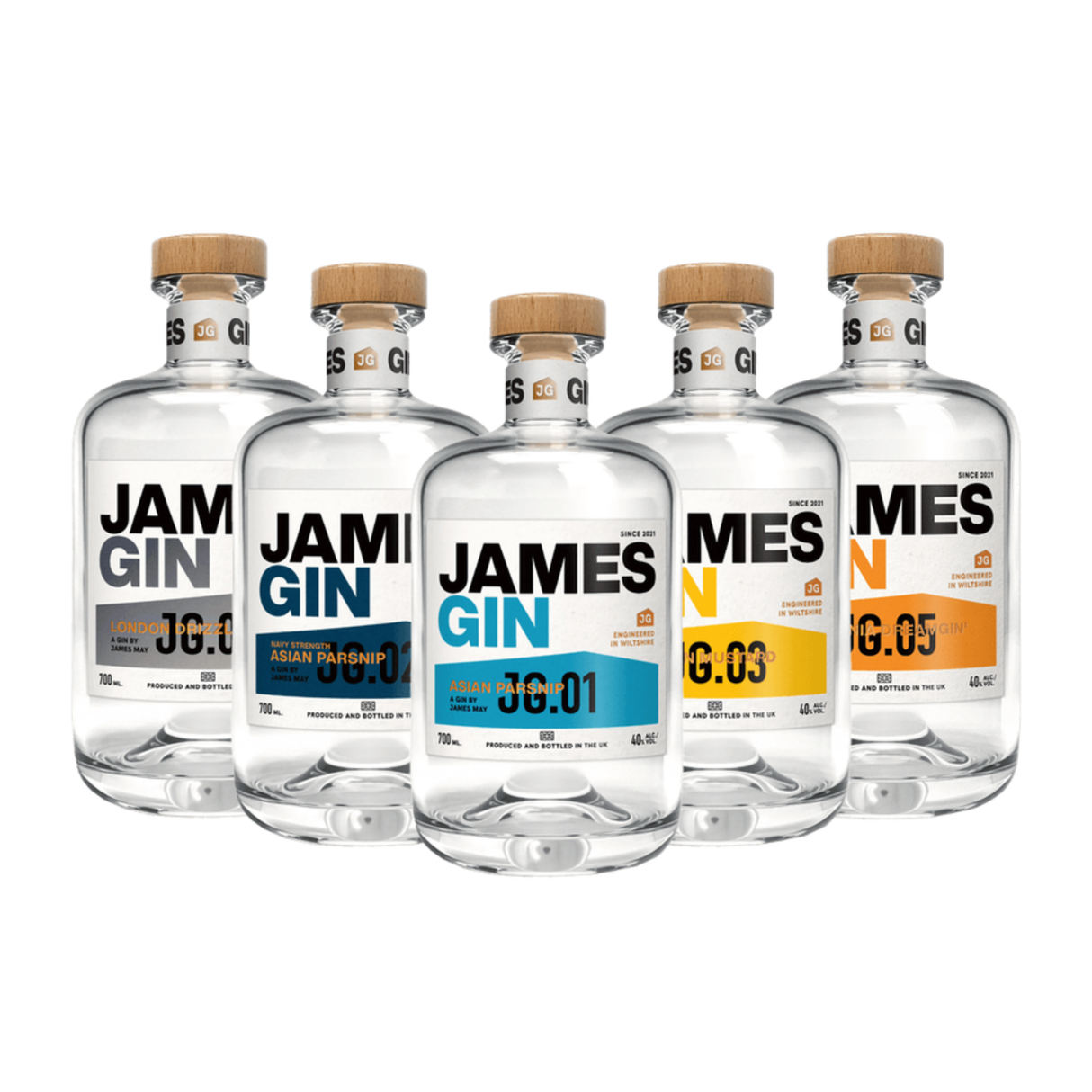 James Gin JG 01–05 Collection Bundle