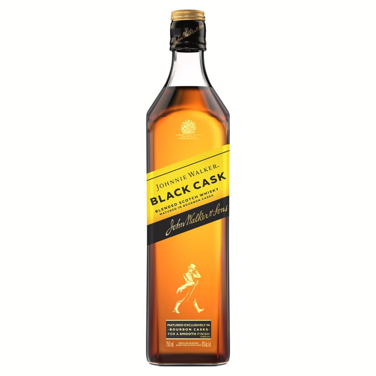 Johnnie Walker Black Cask Blended Scotch Whiskey - Matured Exclusively In Bourbon Cask For A Smooth Finish
