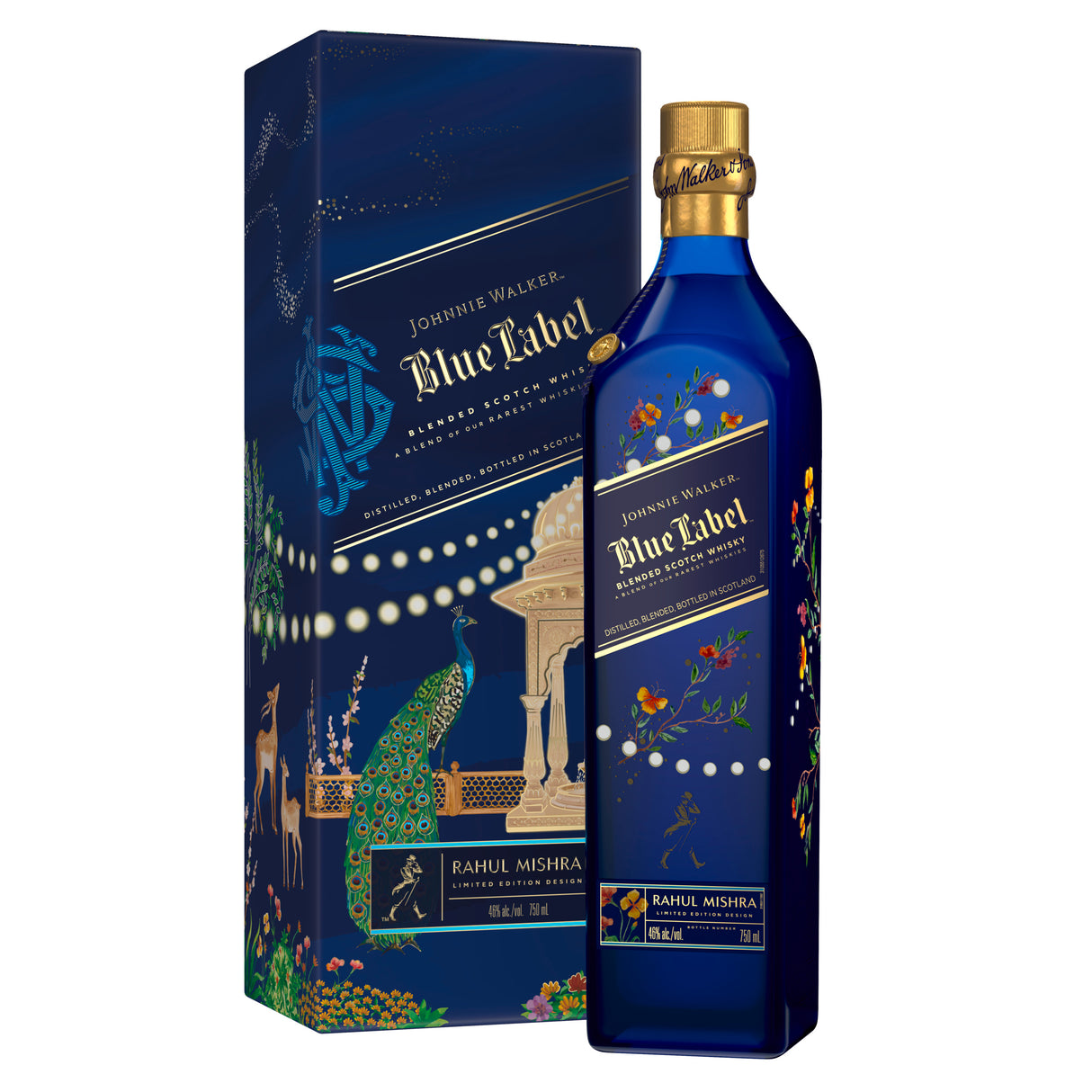 Johnnie Walker Blue Label x Diwali Limited Edition – Designed by Rahul Mishra