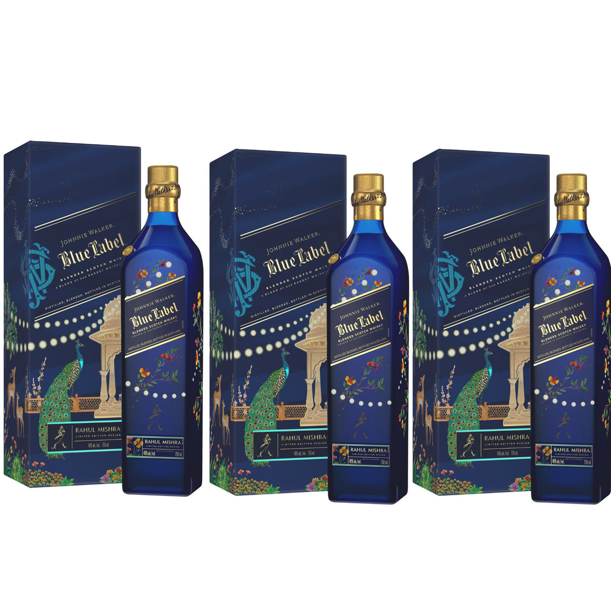 Johnnie Walker Blue Label x Diwali Limited Edition – Designed by Rahul Mishra