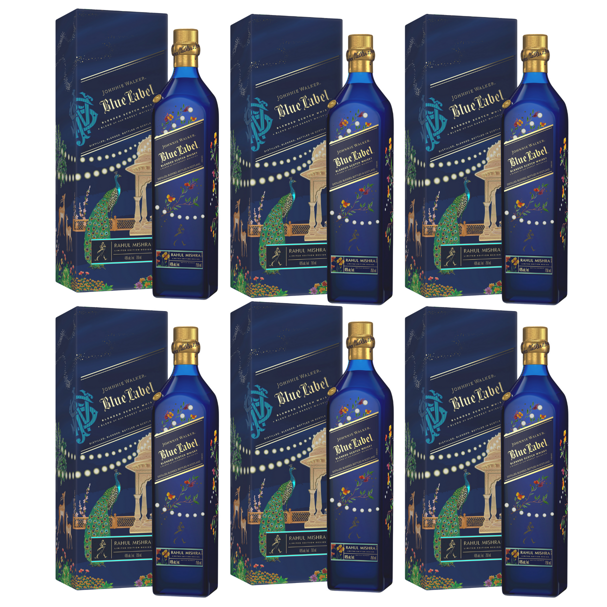 Johnnie Walker Blue Label x Diwali Limited Edition – Designed by Rahul Mishra