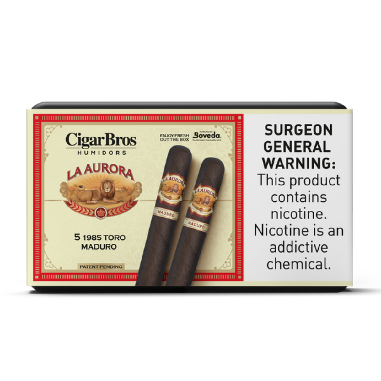 La Aurora 1985 Gran Toro Brazilian Maduro 6x58 - 5 Pack (Medium-Bodied) by CigarBros-1