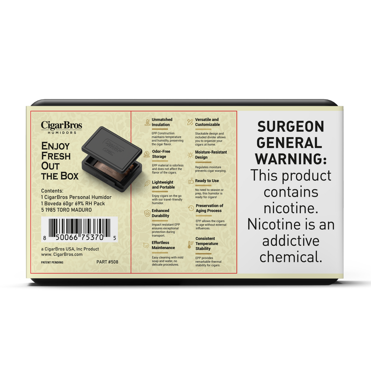 La Aurora 1985 Gran Toro Brazilian Maduro 6x58 - 5 Pack (Medium-Bodied) by CigarBros-3